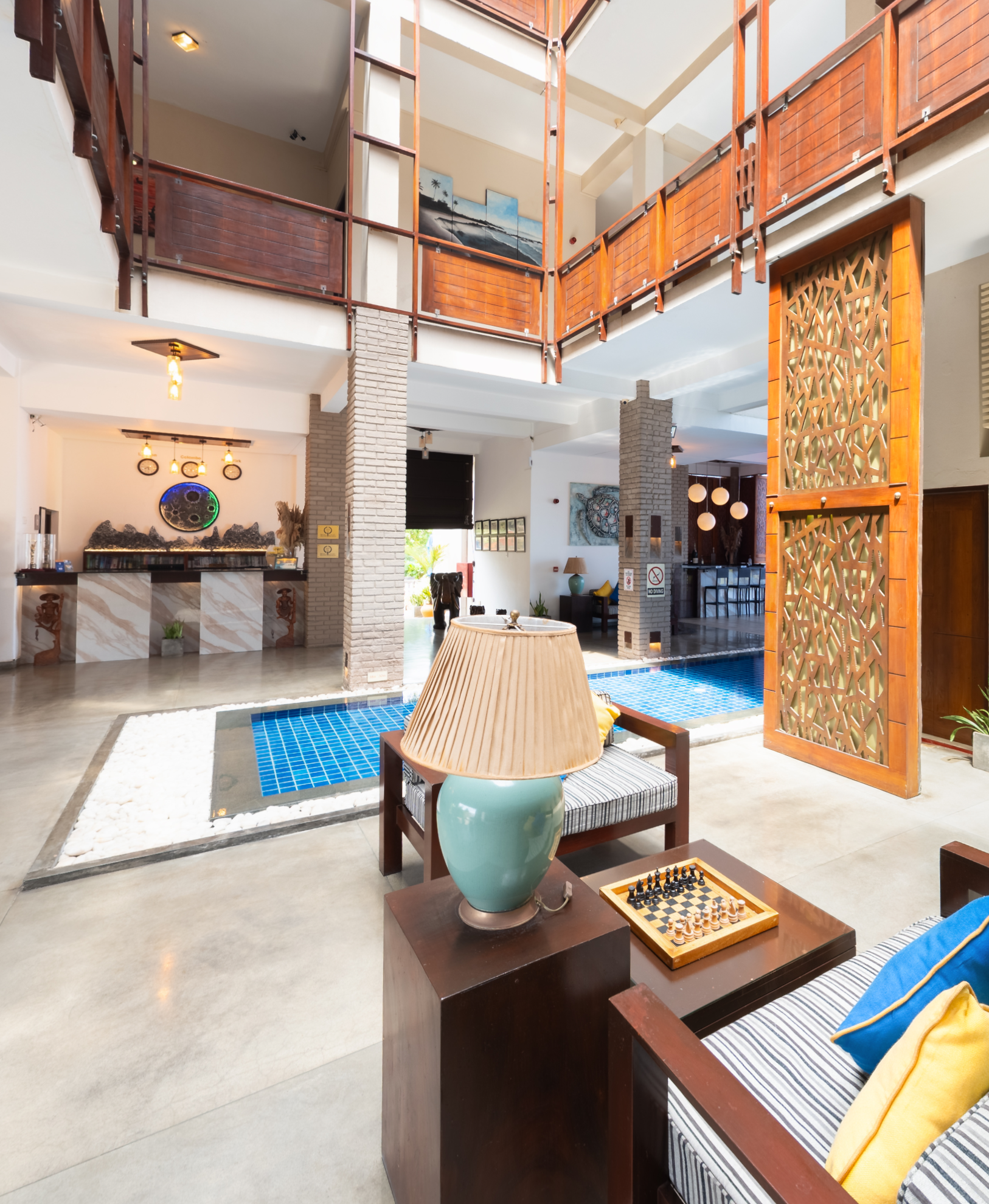 Hotel lobby